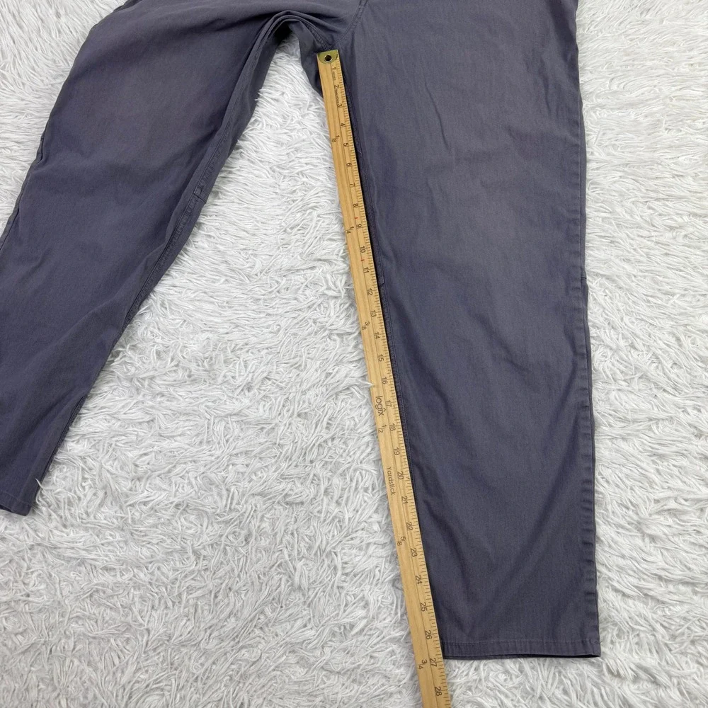 Lululemon Pants Mens‎ 32 Blue Garment Dyed ABC Slim Fit Tapered Leg Pockets